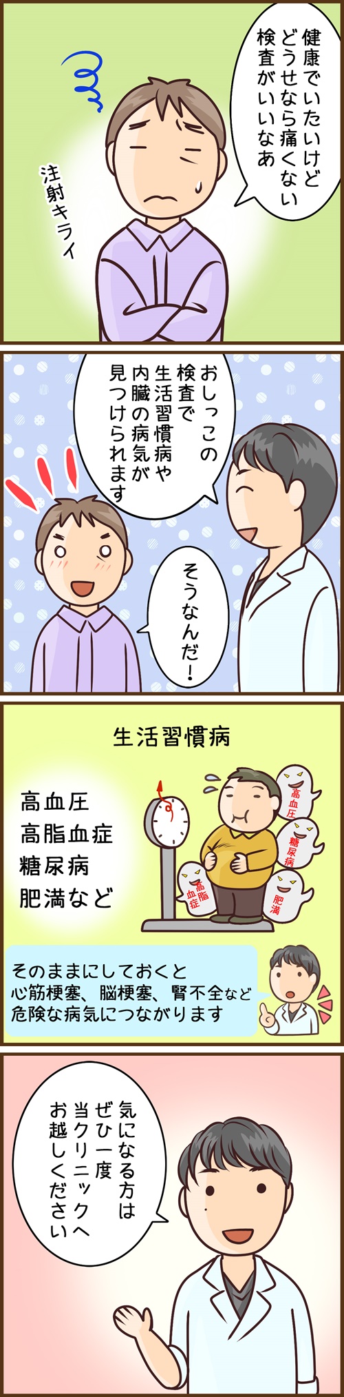 上田きたはら泌尿器科内科 内科漫画